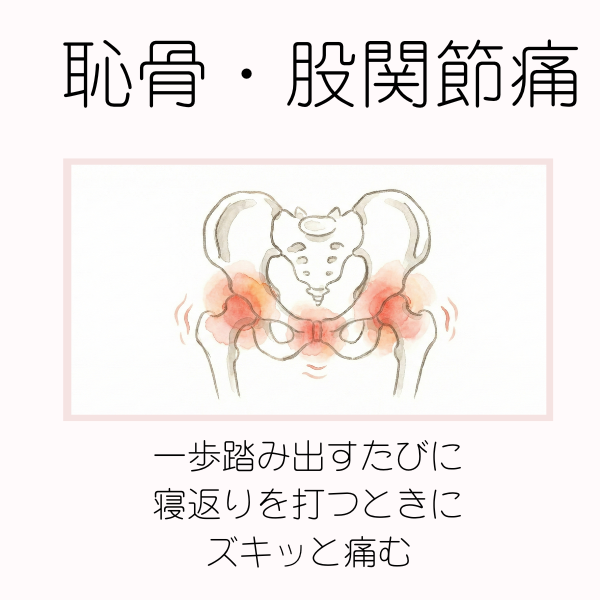 産後の股関節痛